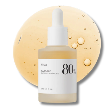 Anua Heartleaf 80 Moisture Soothing Ampoule Заспокійлива ампула для обличчя з екстрактом хауютюнії 80% 30ml 8809640730283 фото