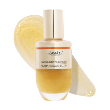 A.G.E. STOP РОЗКІШНИЙ ЕЛІКСИР НА ОСНОВІ КОЛОЇДНОГО ЗОЛОТА SWISS ROYAL EPIGEN ULTRA RESCUE ELIXIR 925 фото