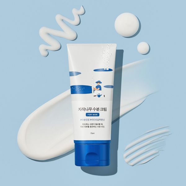 ROUND LAB For Men Birch Juice Moisturizing Cream, Зволожувальний крем для чоловіків, 75 ml 4570 фото