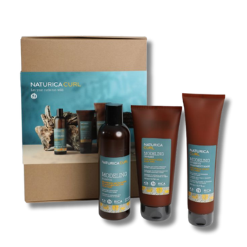 Rica NATURICA CURL KIT PROMO &ndash; НАБІР ДЛЯ КУЧЕРЯВОГО ВОЛОССЯ (До складу входить шампунь 250 мл, інтенсивна маска 150 мл та крем co-wash 200 мл) PR-PROMOBOX-CURL фото