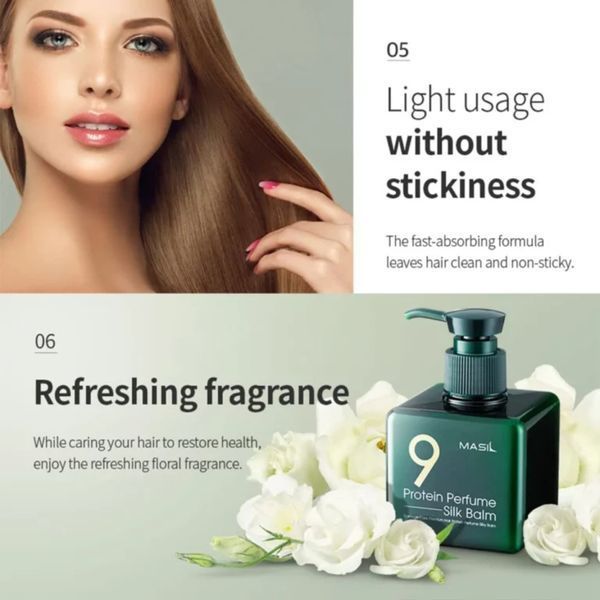 Masil Незмивний парфумований бальзам для волосся 9 Protein Perfume Silk Balm, 180 ml LTN0419 фото