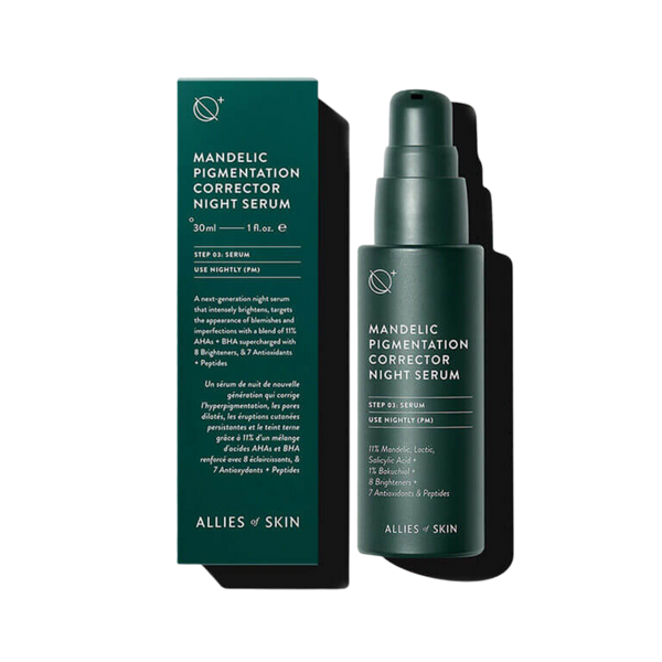 Allies of Skin Нічна сироватка для обличчя Mandelic Pigmentation Corrector Night Serum PMPCS030EN01 фото