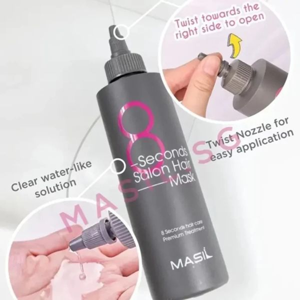 Masil Відновлювальна маска для волосся з салонним ефектом 8 Seconds Salon Hair Mask, 350 LTN0423 фото