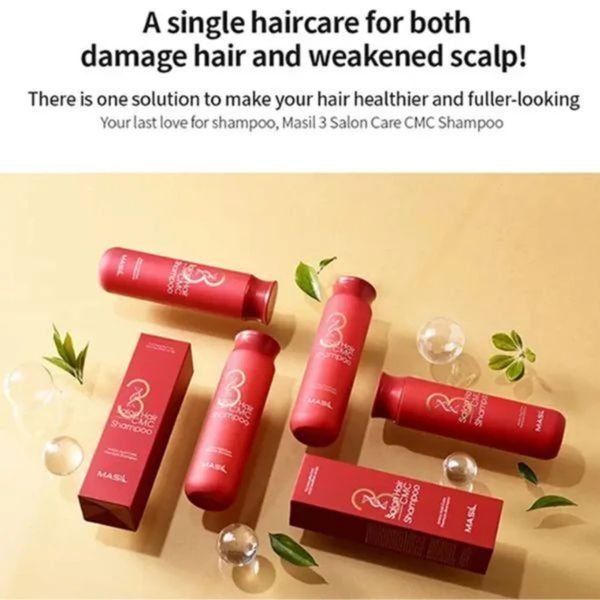 Masil Відновлювальний шампунь з амінокислотним комплексом 3 Salon Hair CMC Shampoo, 500 ml LTN0870 фото
