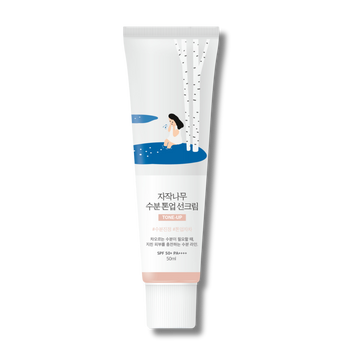 ROUND LAB Birch Juice Moisturizing Tone Up Sunscreen Тонувальний сонцезахисний крем з березовим соком 50 ml 4008 фото