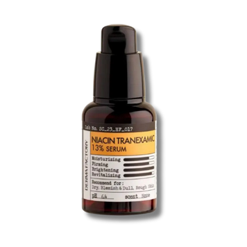 Derma Factory Niacin Tranexamic 13% Serum Інтенсивна освітлювальна та омолоджувальна сироватка 30мл DF112 фото