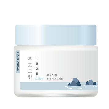 ROUND LAB 1025 Dokdo Light Cream 80 ml Легкий зволожувальний крем з морською водою 3378 фото