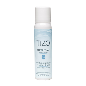 TiZO SheerFoam Body & Face Non-Tinted SPF 30 Пінка мінеральна сонцезахисна для обличчя та тіла, 100 ml 111 фото