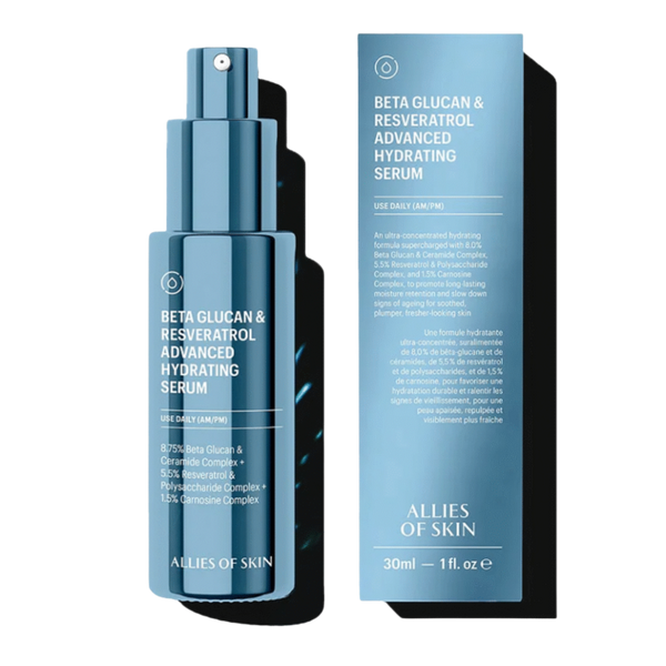 Allies of Skin Сироватка зволожуюча з бета-глюканом Beta Glucan & Resveratrol Advanced Hydrating Serum PGRHS030EN01 фото