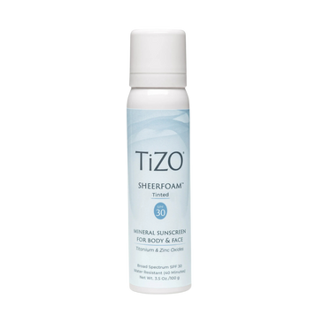 TiZO SheerFoam Body & Face Tinted SPF 30 Пінка мінеральна сонцезахисна для обличчя та тіла, 100ml 110 фото