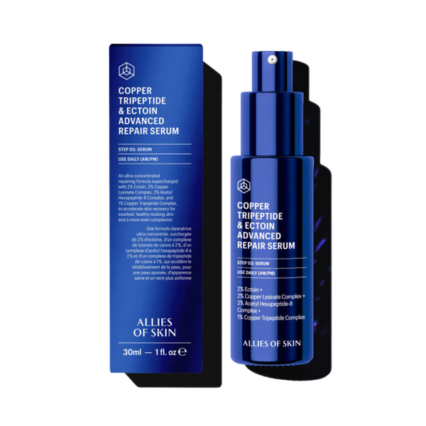 Allies of Skin Відновлююча сироватка Copper Tripeptide & Ectoin Advanced Repair Serum, 30 ml PCTRS030EN01 фото