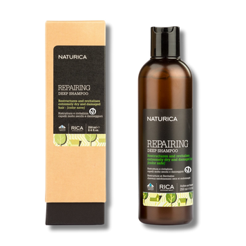 Rica Шампунь для глибокого відновлення сухого та пошкодженого волосся Repairing Deep Shampoo 250 мл NANSA2 фото