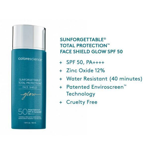 Colorescience Sunforgettable&reg; Total Protection&trade; Face Shield Glow | Сонцезахисний крем для обличчя SPF 50 403104502 фото
