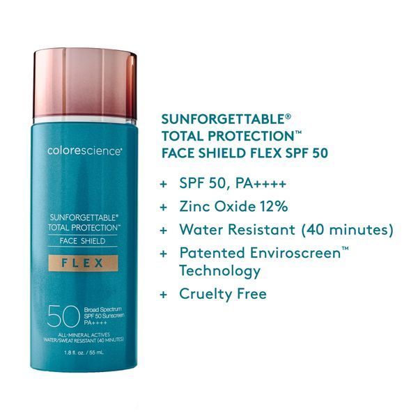 Colorescience Sunforgettable&reg; Total Protection&trade; Face Shield Flex SPF 50 | Сонцезахисний крем для обличчя з адаптивними пігментами 403104504  фото