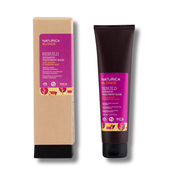 Rica Маска для сухого та пошкодженого волосся, відновлення для блондинок Rebuild Intensive Mask 150 мл NANABL15 фото