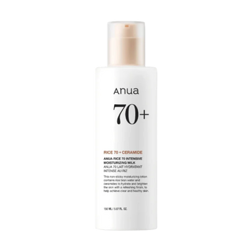 Anua Rice 70 Intensive Moisturizing Milk 150ml Зволожувальне молочко-емульсія 8809640735608 фото