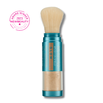 Colorescience Sunforgettable&reg; Total Protection&trade; Brush-On Shield Glow SPF 50 | Сонцезахисна пудра з пензлем SPF 50 Золоте Сяйво 403106001 фото