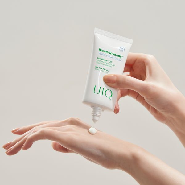 UIQ Biome Remedy&trade; Watery Sun Cream SPF 50 + PA+ + + + 50 ml Зволожувальний сонцезахисний крем 4199 фото
